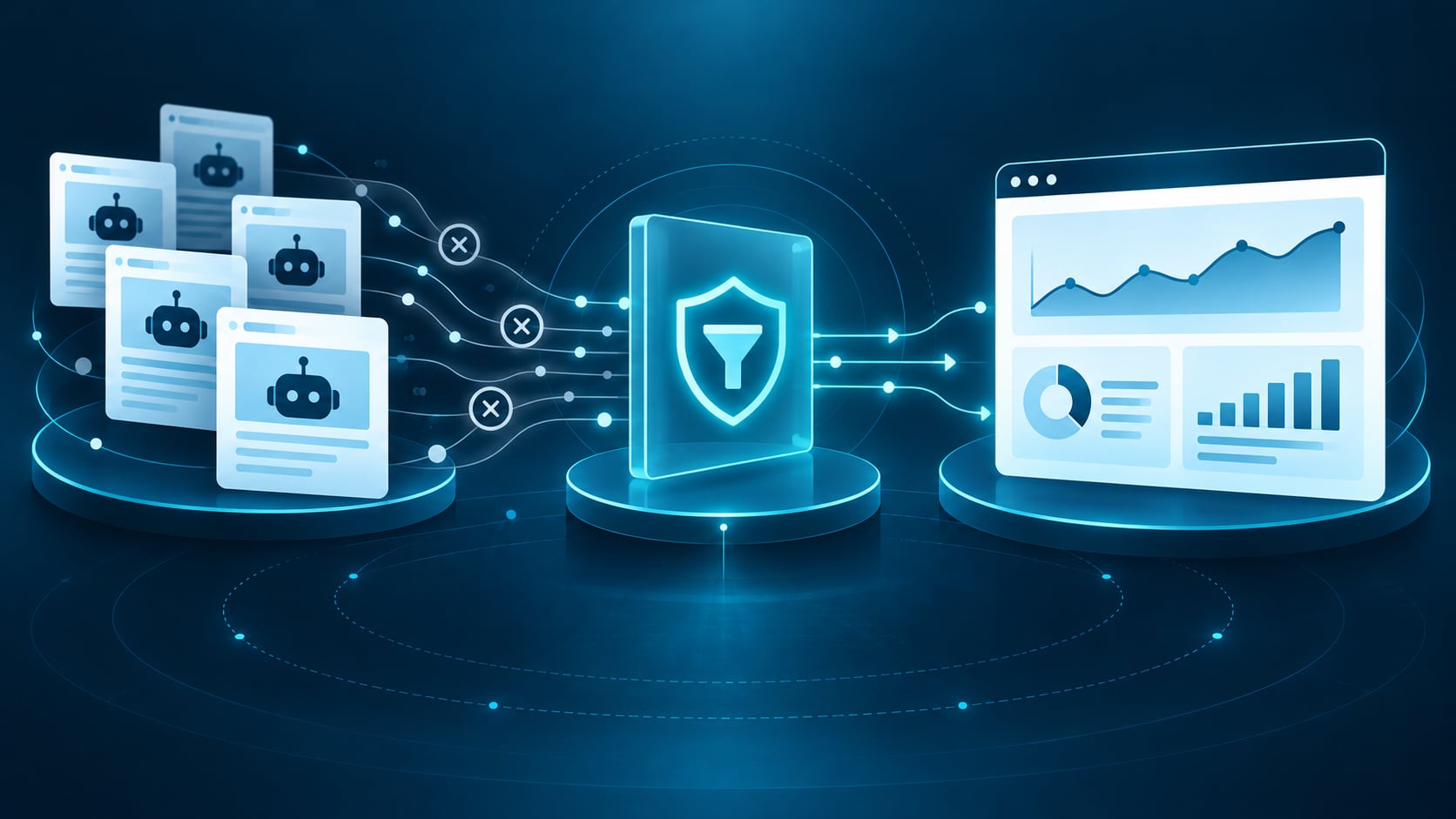 Очистка аналитических показателей от посещений роботов