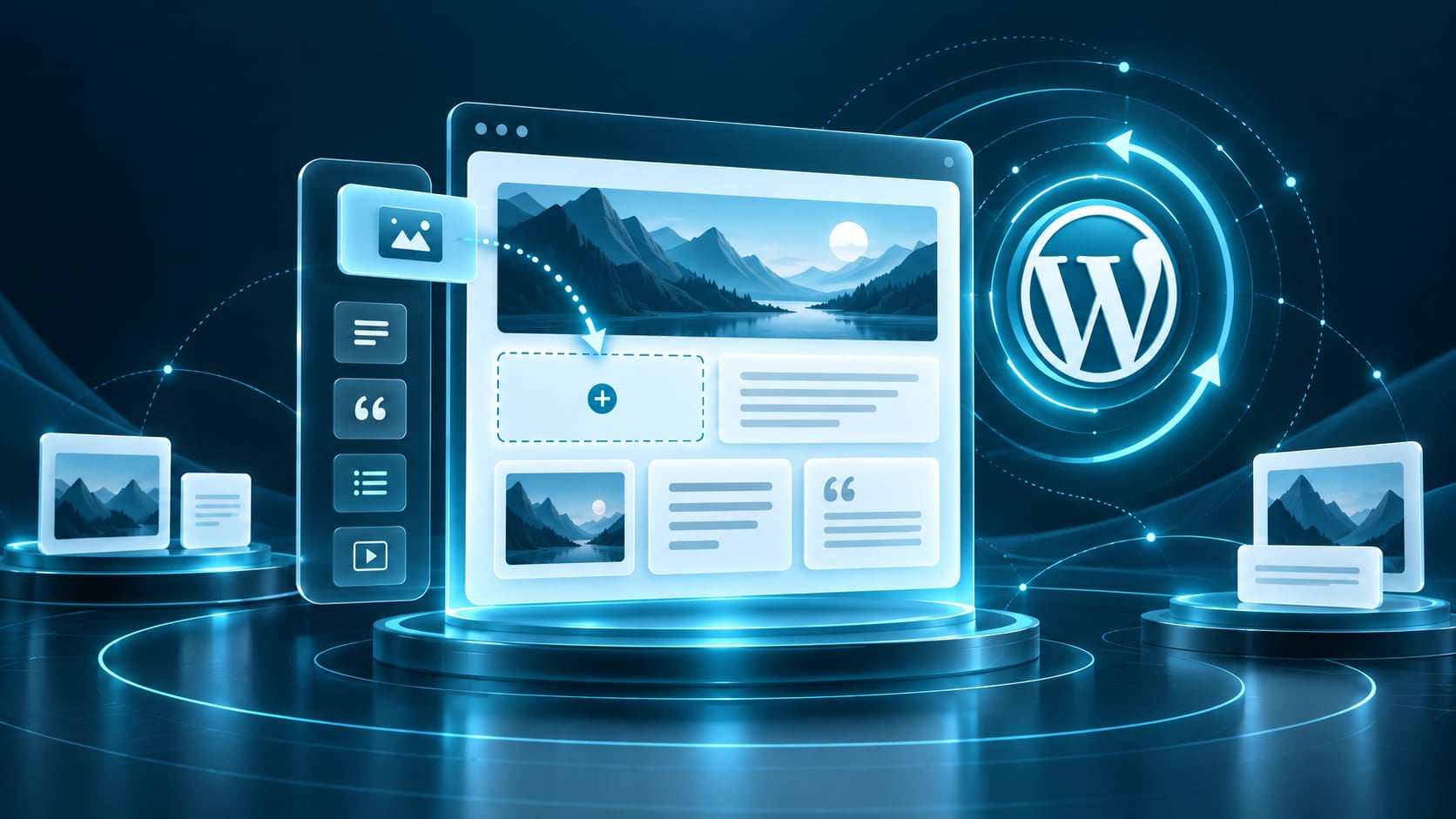 Обновлённый блочный редактор сайта WordPress